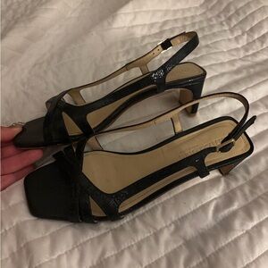 Elegant Black Strappy Sandals